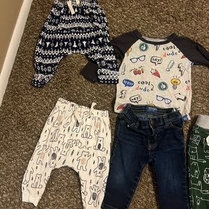 Baby boy clothes 6-9 months.